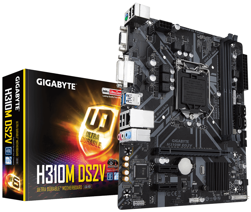Gigabyte H310M DS2V Motherboard Specifications On MotherboardDB